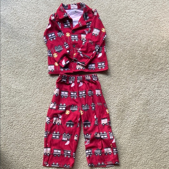 jumping beans Other - 🪷Red Train Pajamas 2T